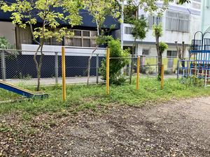 宮城区公民館隣接広場の鉄棒 - 2m未満 (170, 写真は問い合わせフォームでいただいたもの。2026.09.06)